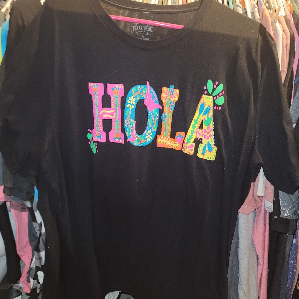 Hola colorful Tshirt womens